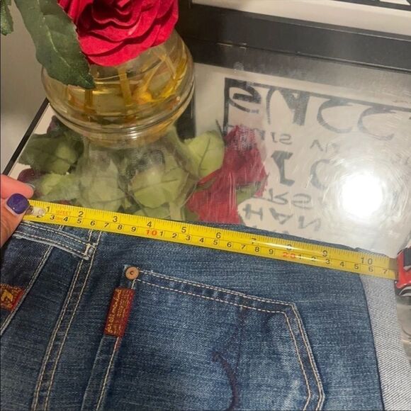 2 PAIRS LADIES 7 For All Mankind Denim Shorts - Picture 13 of 15